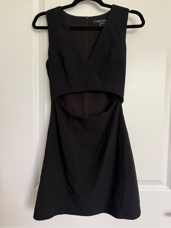 French Connection Dresses & Skirts - French Connection Black Cutout V-Neck Mini Dress